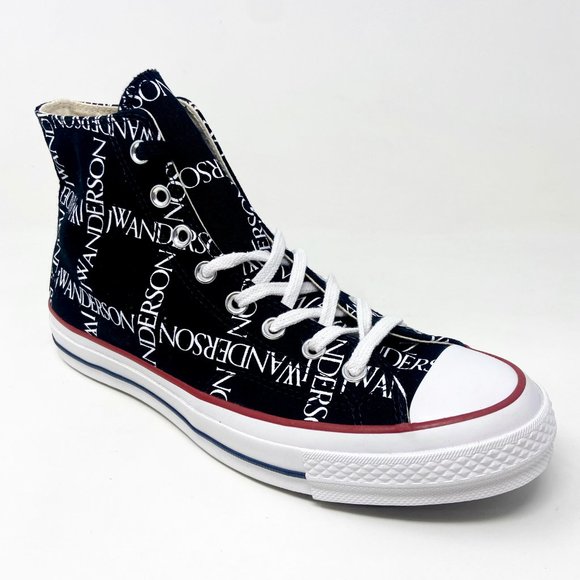 Converse Chuck 70 Hi Grid JW Anderson Black White Insign Mens 160807C - Picture 2 of 5